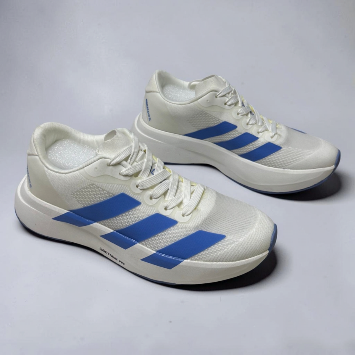 Adizero White Blue