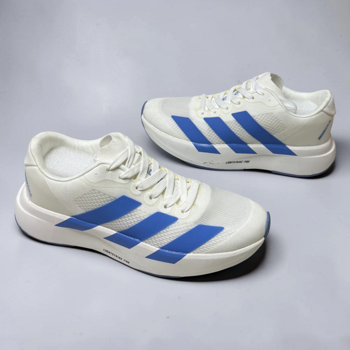 Adizero White Blue